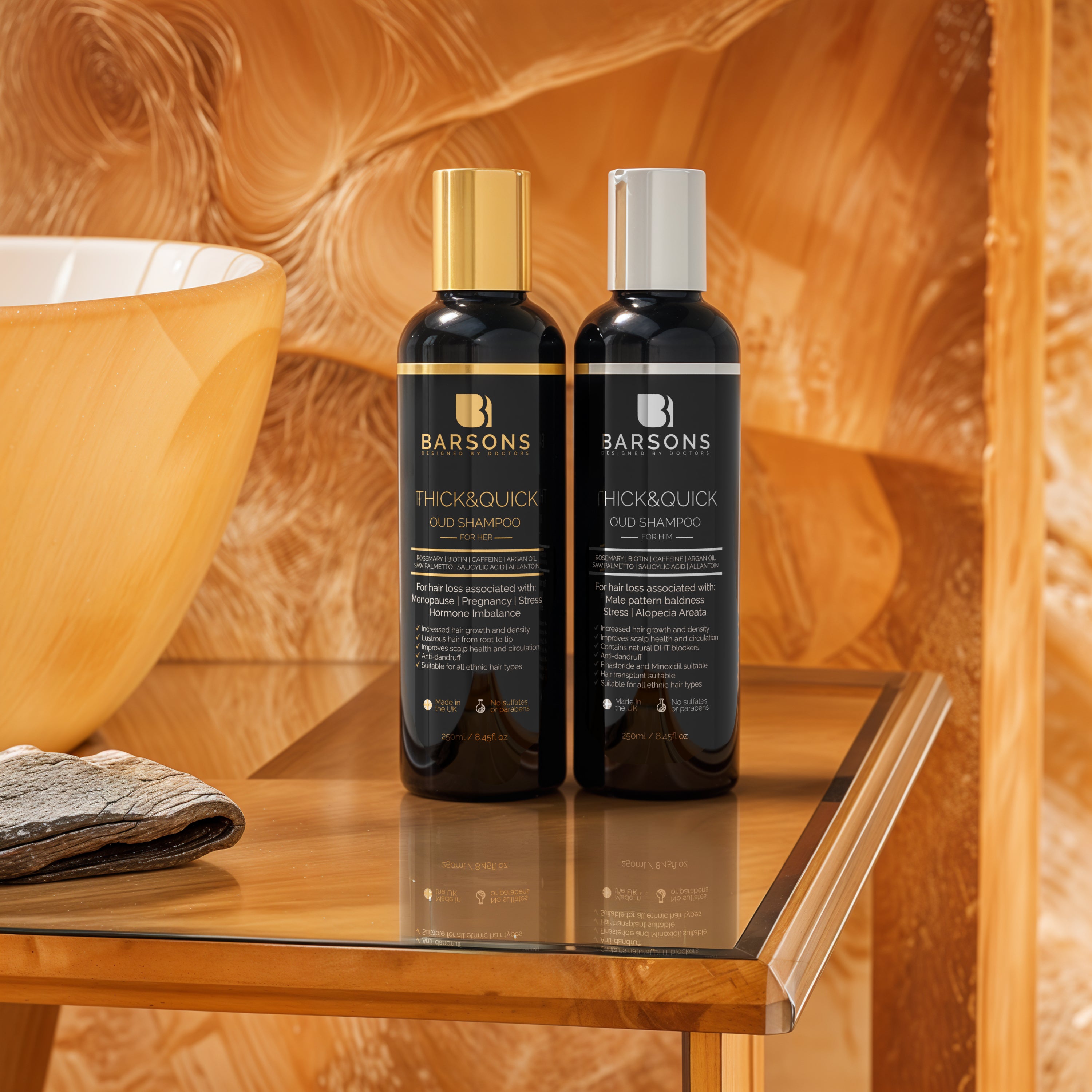 Shampoo Bundle of THICK&QUICK - For Him & For Her
