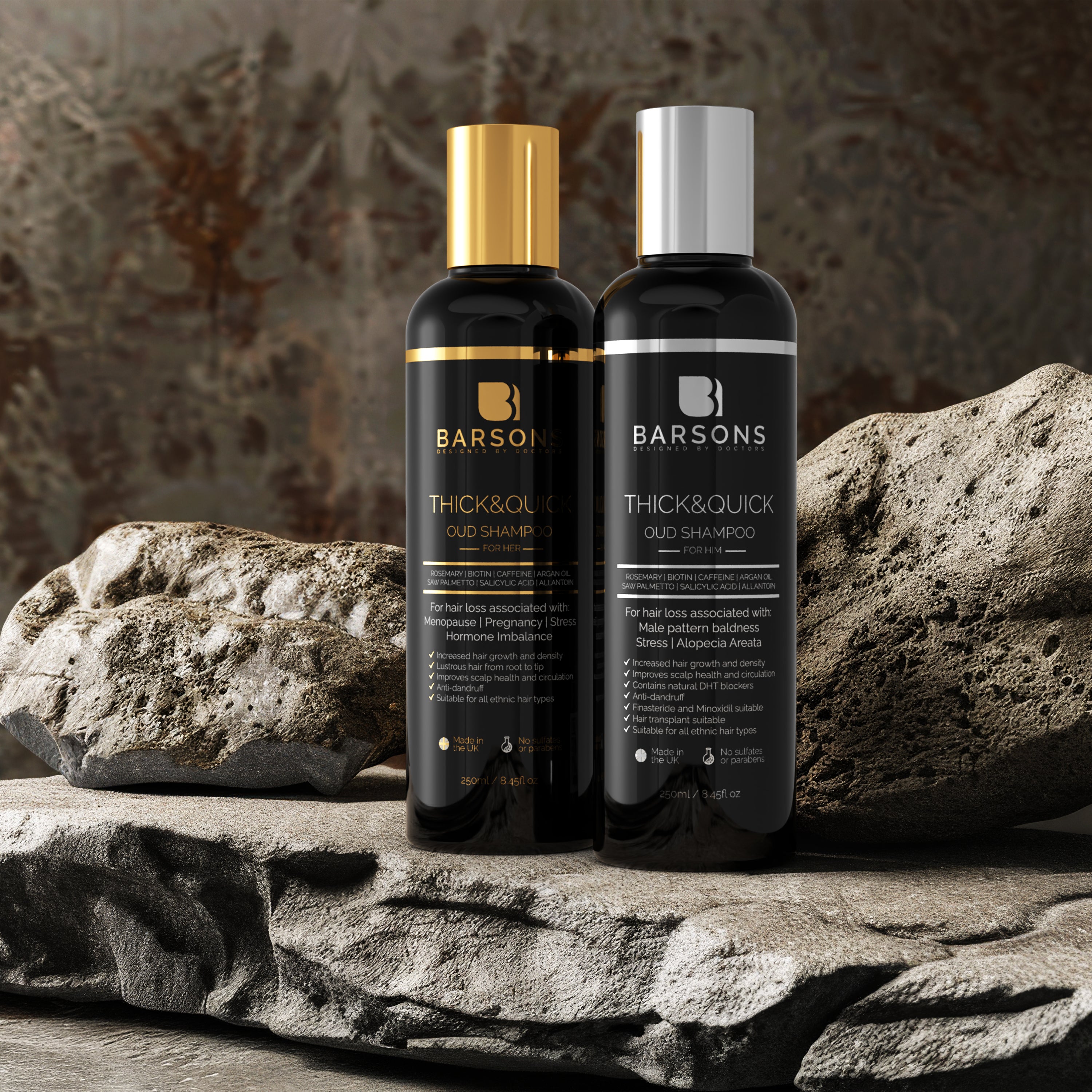 Shampoo Bundle of THICK&QUICK - For Him & For Her